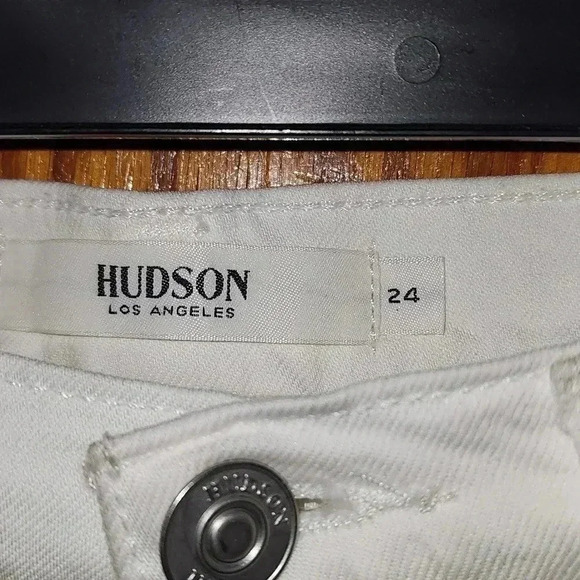 Hudson Thalia Distressed Straight Leg Ankle Jeans Women's - Picture 4 of 5